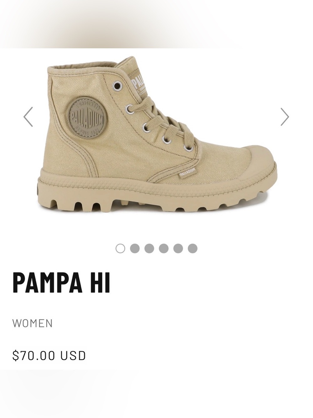 Palladium High-Top Canvas Sneaker
